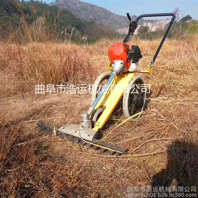 高效綠化新選擇 山東曲阜浩運機械寬幅汽油剪草機助力城市公園管理