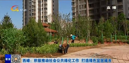 西峰區(qū) 積極推動(dòng)社會(huì)公共綠化工作，全力打造綠色宜居城市